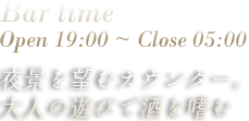 大人の遊びで酒を嗜む