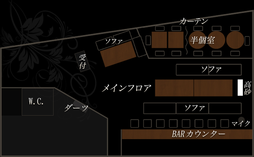 貸切・結婚式二次会フロア